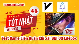 Sử dụng SNI Lifebox 0đ Viettel xài VPN app Shadowrocket amp V2rayNG để chơi Game Liên Quân Mobile [upl. by Noslrac]