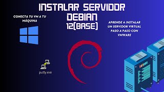 Cómo instalar Debian 12 en VMWare Accede a tu VM por SSH redireccionando sus puertos en Windows 11 [upl. by Cox199]