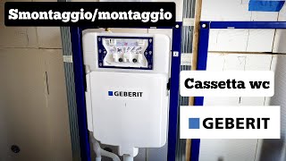 MONTAGGIO SMONTAGGIO CASSETTA MURATA GEBERIT  GALLEGGIANTECAMPANAGUARNIZIONE ECC [upl. by Anyahs]