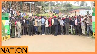 Tea farmers at Githambo factory in Kiharu protest over low bonus payments [upl. by Getraer]