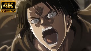 Levi vs Kenny Squad 4K8K  Attack on Titan S3 E2 [upl. by Awra663]