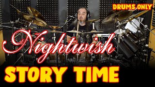 NIGHTWISH Storytime drums only cover by stamatis kekes [upl. by Mailliw]