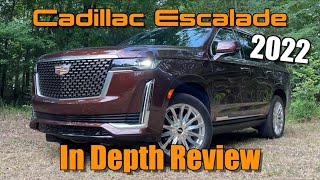 2022 Cadillac Escalade Premium Luxury Start Up Test Drive amp In Depth Review [upl. by Armillas]