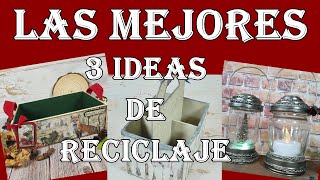 3 IDEAS de reciclaje que más os han gustado este año [upl. by Blodgett]