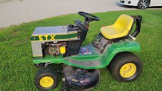 My John Deere STX38 Riding Lawn Mower [upl. by Dimitris690]