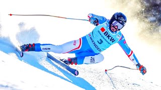 Cyprien SARRAZIN  Winner  Super G  Wengen SUI  2024 [upl. by Linnette517]