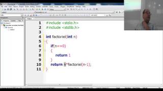 Langage C  Cour 11 fonction récursive exemple factoriel [upl. by Cristobal]