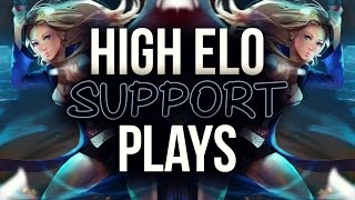 High Elo SUPPORT Plays  League of Legends [upl. by Egdamlat]