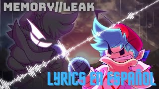 MemoryLeak Lyrics en Español  FNF  Corruption Mod  CrewmatecianXDFNF [upl. by Christabelle146]