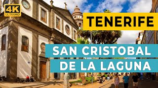 TENERIFE San Cristobal de La Laguna  City Tour 4K Ultra HD 60fps [upl. by Davey]