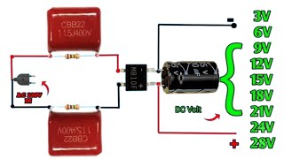 MB10F bridge rectifier se led driver banaye  3V 6V 9V 12V 15V 18V DC [upl. by Eohce]