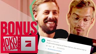 Fvcking Maschine Joko amp Klaas kommentieren Kommentare  BONUSCLIP  Joko amp Klaas gegen ProSieben [upl. by Frankie529]