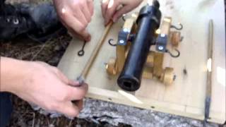 Homemade blackpowder cannon [upl. by Prober]