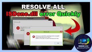 How to Fix isdonedll amp unarcdll Errors 100 Working  Virtual Memory Boost amp Antivirus Tips [upl. by Acira960]