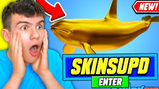 NEW ALL WORKING SKINS UPDATE CODES FOR SHARKBITE 2 ROBLOX SHARKBITE 2 CODES [upl. by Nnayhs]