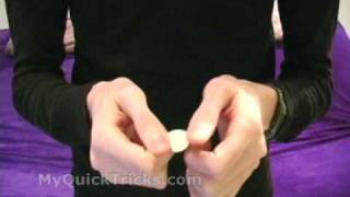 The rubber coin Learn magic coin tricks right now [upl. by Srednas]