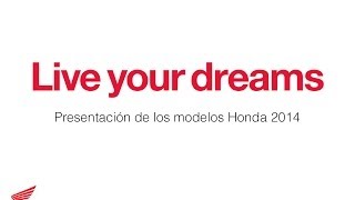 Presentación de los nuevos modelos Honda 2014 [upl. by Aundrea]