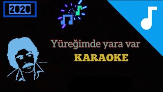 Ferdi Tayfur yüreğimde yara var karaoke 2020 4K [upl. by Ahsart]