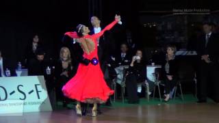 DSFO Megeve 2014  WO STD  solo English Waltz  Vaidotas Lacitis amp Veronika Golodneva [upl. by Fast]