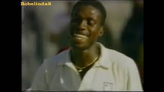 Curtly Ambrose 845 vs England 4th test 1990  Cricket Australia Archive [upl. by Leiahtan]