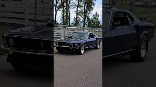 1969 Ford Mustang Classic Drive By Engine Sound The Barn Car Show Livonia MI 2024 [upl. by Ennad736]