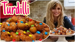 Calabrese Turdilli Italian Honey Balls Traditional Family Recipe [upl. by Carpio]