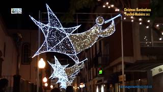 Iluminação de Natal no Funchal Madeira 2012 Christmas Illuminations Illuminations de Noel [upl. by Augustus]