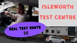 Isleworth Driving Test Centre  REAL Test Route 1  Full Commentary [upl. by Anerok]