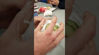 How to open a container with a container shorts cucumber howto funny [upl. by Kcirrek]