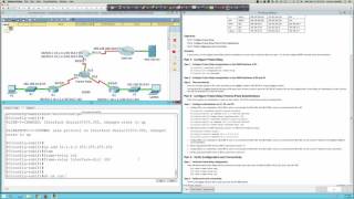 Fall 2016  CTS231875  Packet Tracer 4226 Tutorial PointtoPoint Subinterfaces amp Frame Relay [upl. by Assilrac]