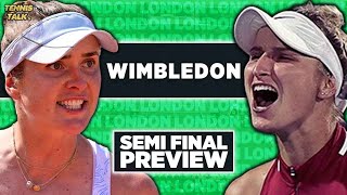 Svitolina vs Vondrousova  Wimbledon 2023 Semi Final  Tennis Talk Preview [upl. by Anitsej439]