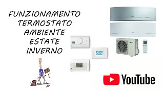 Funzionamento termostato ambiente FINDER 1T31 [upl. by Acira544]