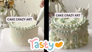 How To Make Cake Decorating Tutorials for Beginners  Homemade cake decorating ideas  Cake Design [upl. by Arrakat385]