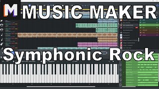 Magix Music Maker  Symphonic Rock [upl. by Anstus292]