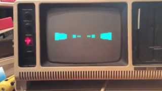 TRS80 Model 4p Doctor Who Intro [upl. by Maurene]