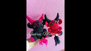 baphomet amigurumi tejido a crochet [upl. by Aicyla]