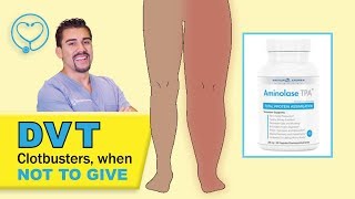 Pharmacology Animation DVT Deep Vein Thrombosis Clot Busters TPA vs Streptokinase NCLEX RN rev [upl. by Avah856]