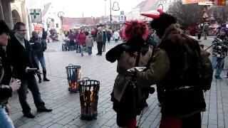 Znojmo  Retz vlakem Mikuláši a čerti vánoční strom 2009 [upl. by Gaye225]