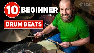 10 Beginner Drum Beats  Go From quotNoquot To quotProquot [upl. by Ahsuatal]