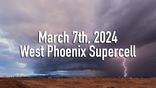 March 7th 2024  Rare Phoenix Supercell [upl. by Nerat]