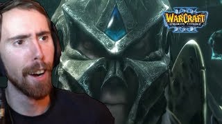 Asmongold Reacts To ENHANCED Warcraft 3 Frozen Throne Ending Cinematic [upl. by Kippie]