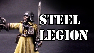 How to paint Steel Legion Imperial Guard [upl. by Ahsimek81]