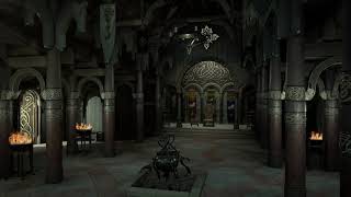 The Lord of the Rings The Golden Hall at Edoras Ambience amp Music [upl. by Wampler]