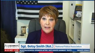 National Police Association spokeswoman Sgt Betsy Brantner Smith Ret joined Rob Schmitt on Newsmax [upl. by Dylane]