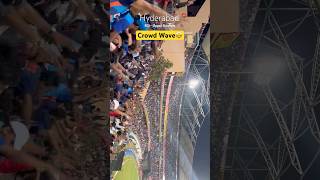 Hyderabad Wave 😍 at RGI Uppal Stadium💙 india cricket uppalstadium indiancricket cricketnews [upl. by Cassondra]