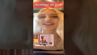 Marwas girl tells ALL 🫢🙆‍♀️ iammarwa passportbros youtubedrama [upl. by Feodore]