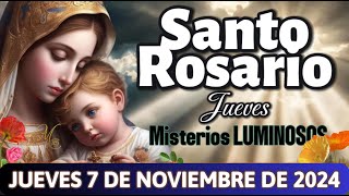 💎 SANTO ROSARIO DE HOY Jueves 7 de Noviembre MISTERIOS LUMINOSOS [upl. by Suter251]