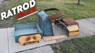 125cc RAT ROD GO KART TRUCK BUILD PT 1 [upl. by Duston]