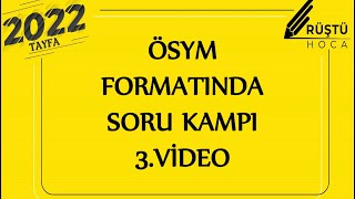 ÖSYM Formatında  Soru Kampı  3VİDEO  İsimSıfat  RÜŞTÜ HOCA [upl. by Bloom]