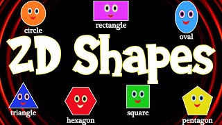 Properties of 2D Shapes  Sides and Corners of 2D Shapes [upl. by Auberbach]